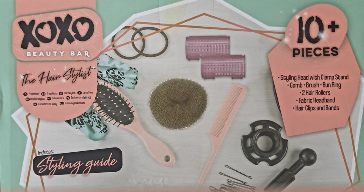 Xoxo Kinder Kaphoofd -  Oefenhoofd met Accessoires - 10-delig