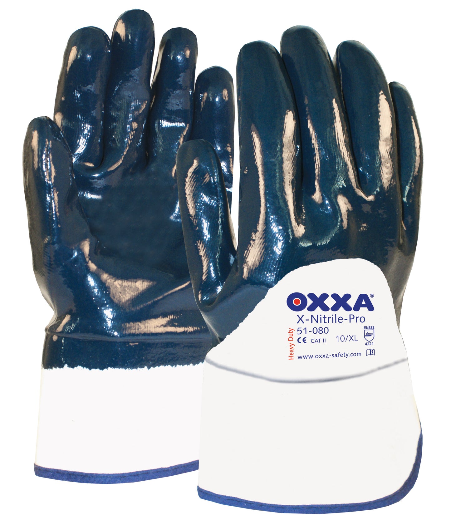 WERKHANDSCHOENEN OXXA X-NITRILE-PRO 12 paar MAAT 10 XL