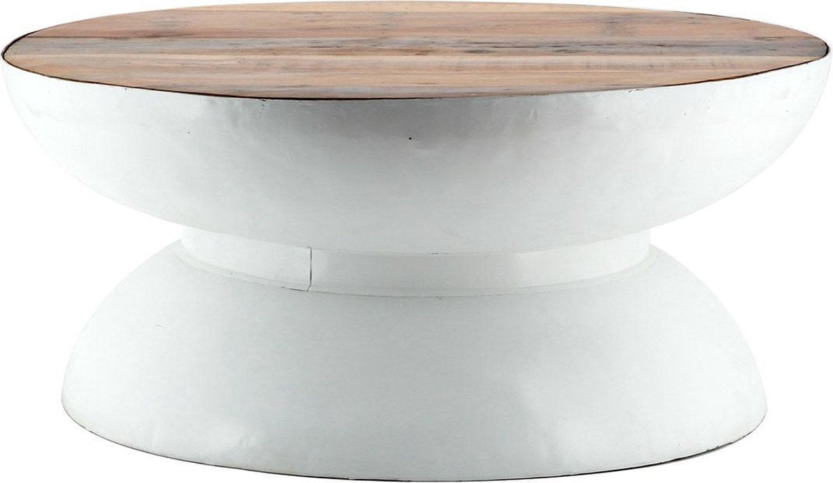 By Boo Bijzettafel YoYo wit large 36x80x80cm