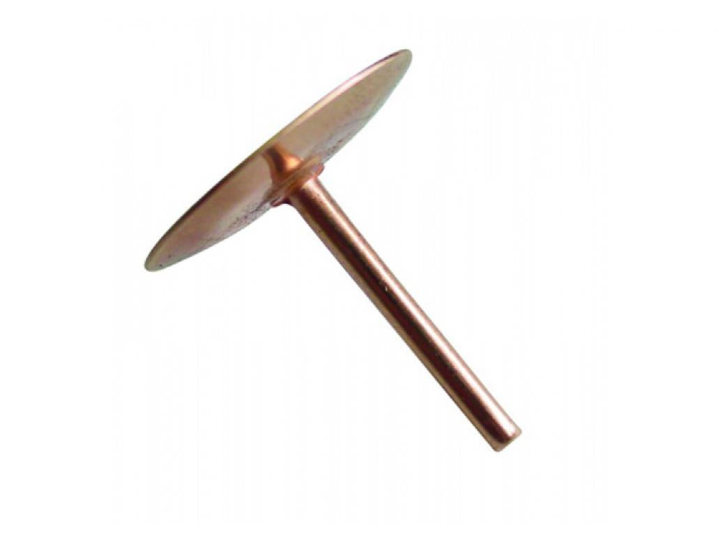 Stormkrammen 2x20mm Roodkoper 200 Stuks