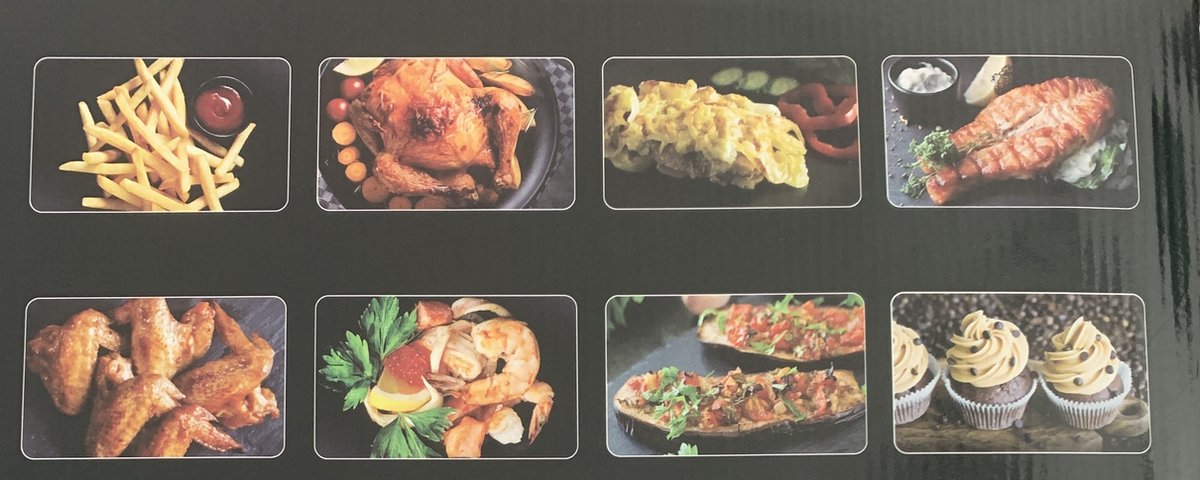 Airfryer- olievrije friteuse- grillen- bakken- 4.5 L- 1500 W