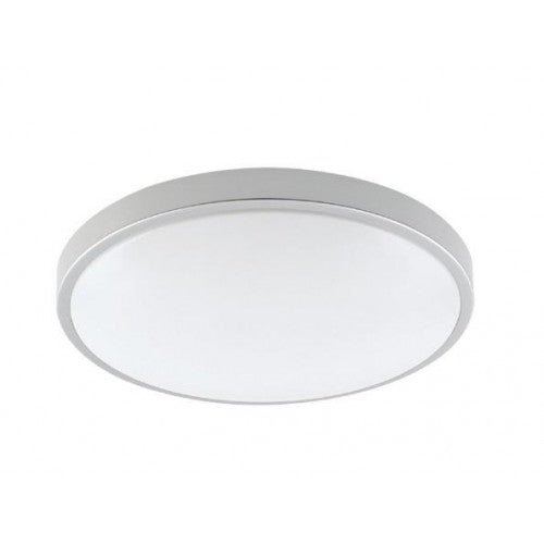 Plafondlamp - groot - Zilver - kleurtemperatuur aan te passen via lichtschakelaar 3000K -> 4000K -> 6000K