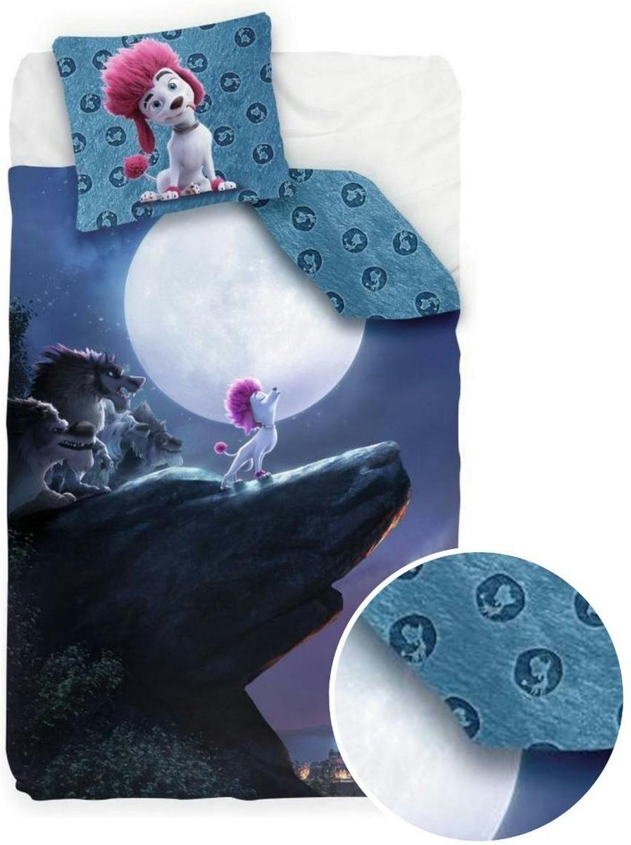 100 % Wolf Dekbedovertrek - Eenpersoons - 140 x 200 cm - Katoen