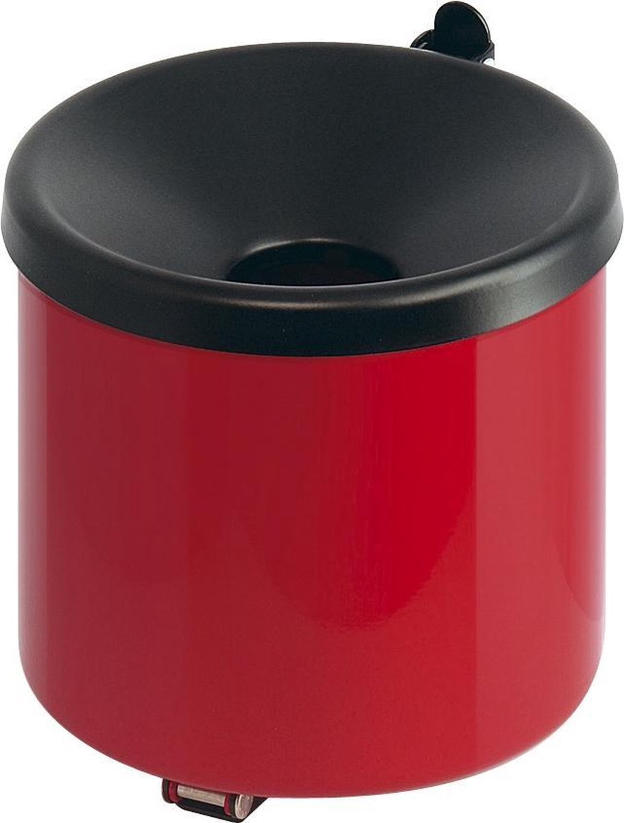 Veiligheidswandasbak, plaatstaal, hoogte 160 mm