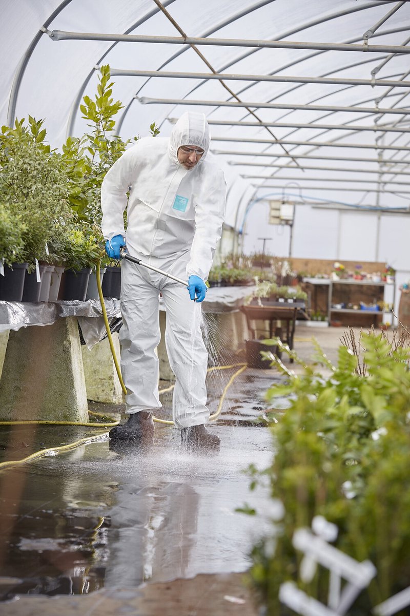 AlphaTec® 1500/138 - Chemische bescherming, Waterdichte overall, Doe-het-zelf, Bouw, 2XL, Wit