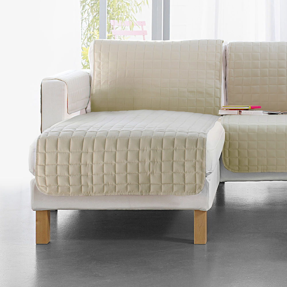 bankhoes - zetelhoes - 3-zit longchair- perfecte pasvorm - made in Italy - bankbeschermer