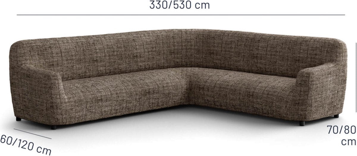 bankhoes - zetelhoes -hoekbank - perfecte pasvorm - made in Italy - stretch - bankbeschermer