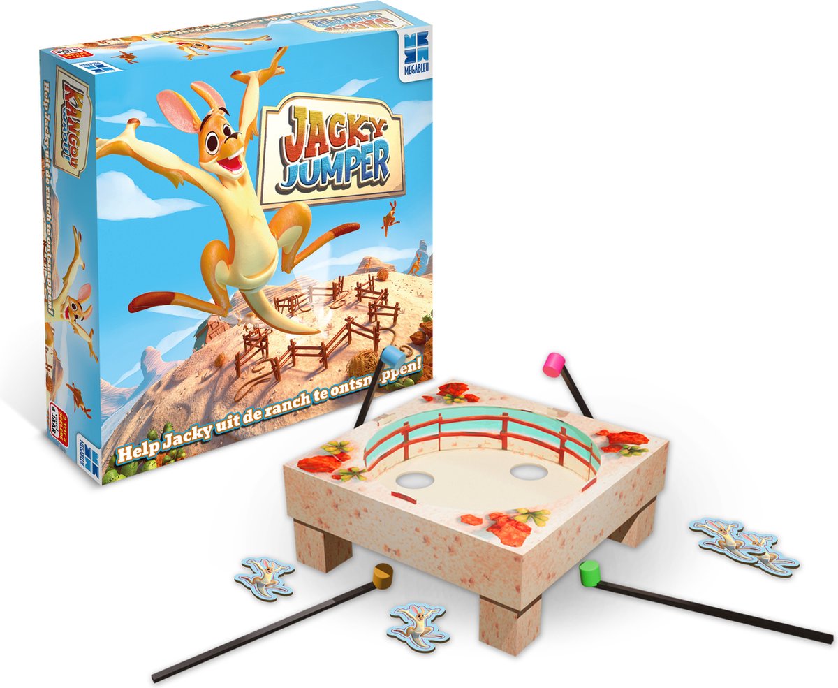 Jacky Jumper - Actiespel en Avontuur - Spelletjes voor kinderen - speelveld met trampoline effect