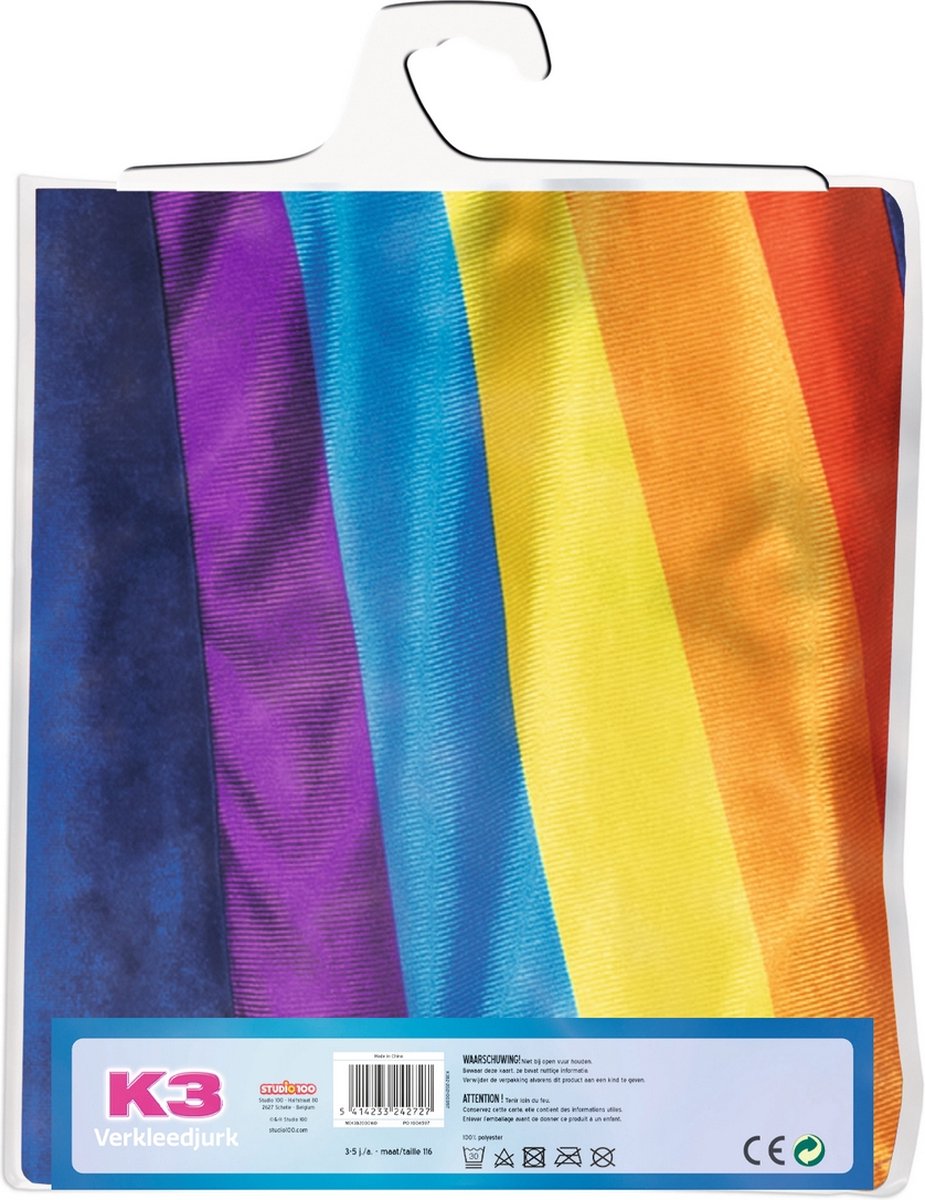 K3 verkleedkleding - verkleedjurk De 3 Biggetjes - 9/11 jaar - Maat 152