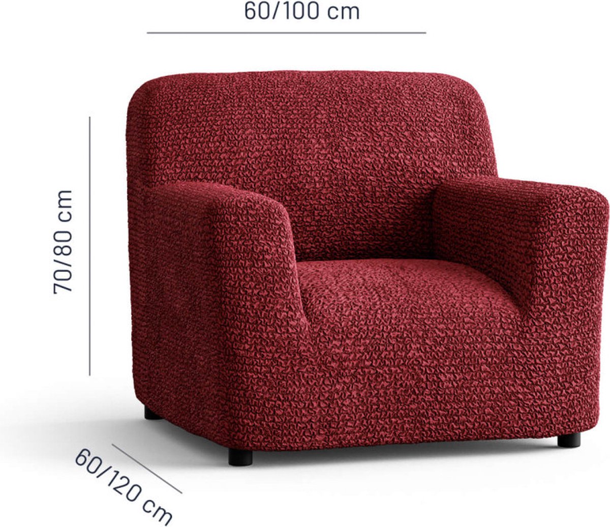 bankhoes - zetelhoes - 1-zit - perfecte pasvorm - made in Italy - stretch - bankbeschermer