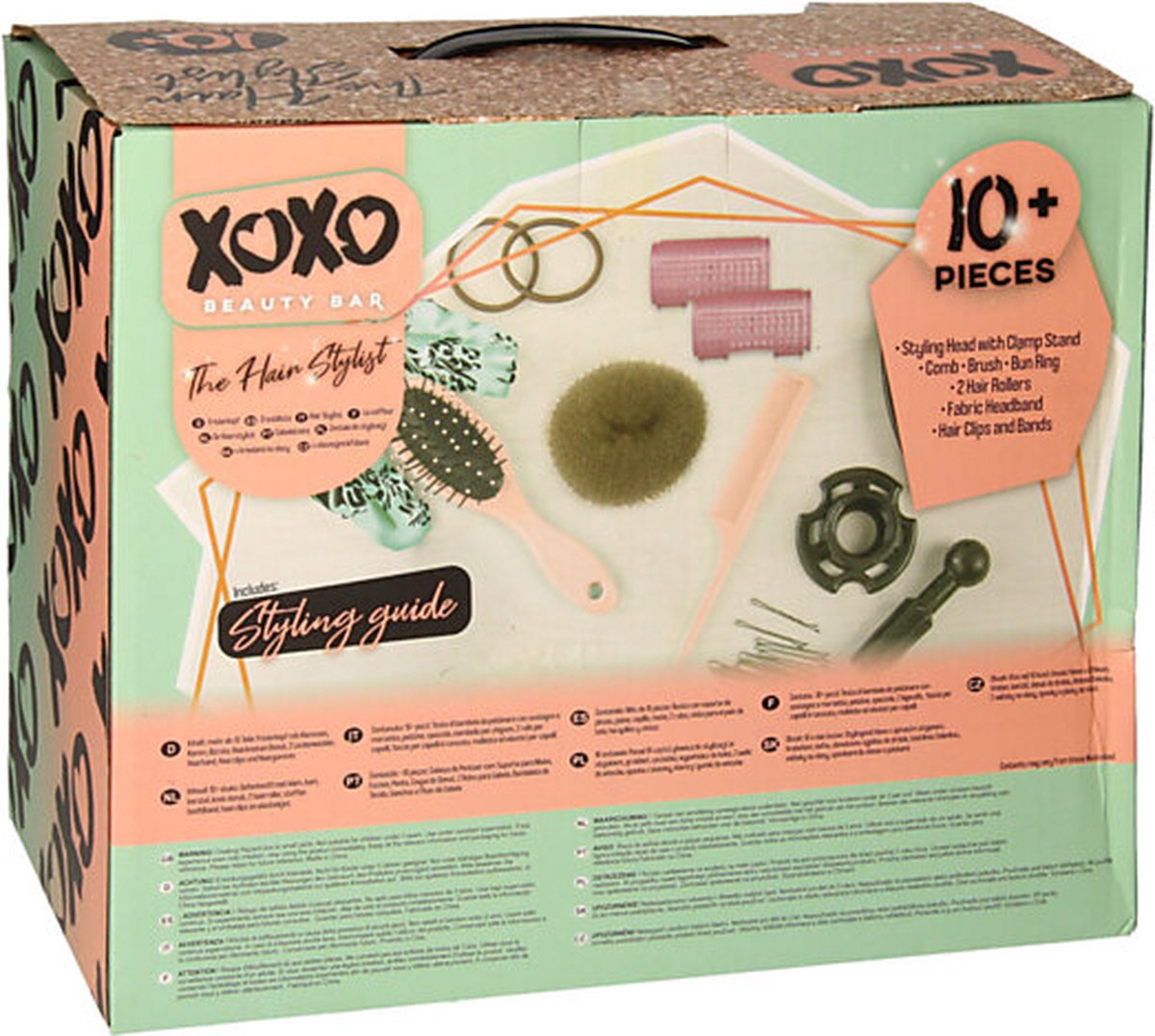 Xoxo Kinder Kaphoofd -  Oefenhoofd met Accessoires - 10-delig
