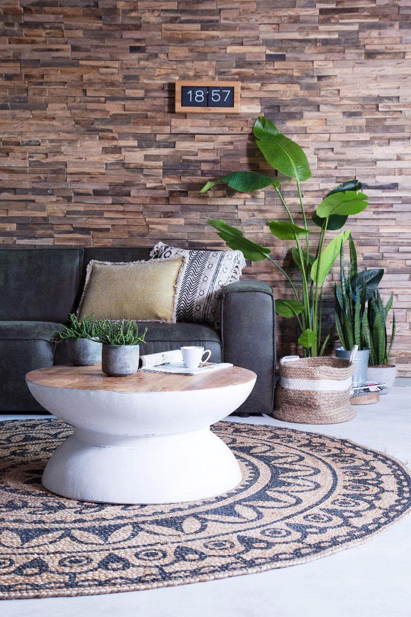 By Boo Bijzettafel YoYo wit large 36x80x80cm