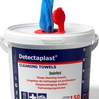 Desinfectiedoekjes 150 st + 200 stuks Wegwerphandschoen L