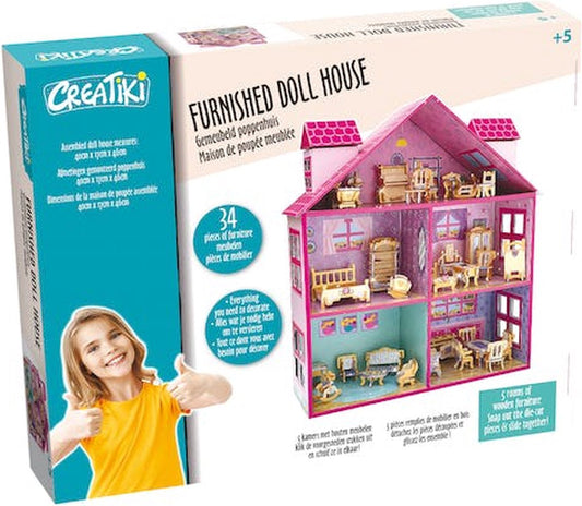 Creatiki Maak Je Eigen Gemeubelde Poppenhuis