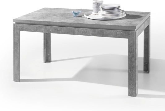 Verlengbare eettafel Stanno 140/180cm - beton