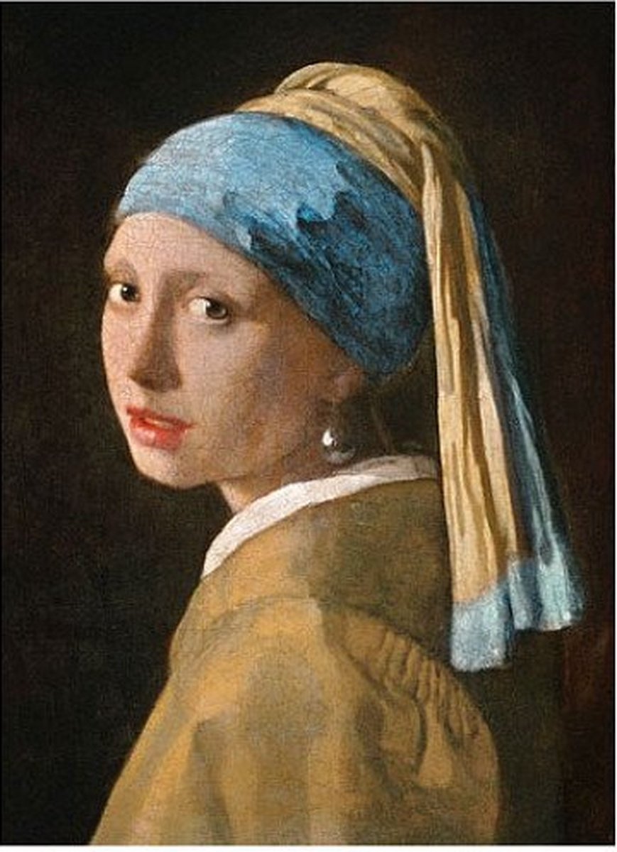 Clementoni puzzel  Museum Girl With Pearl E.V. 1000 stuks