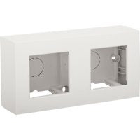 Niko opbouwdoos dubbel wit (101-80200)