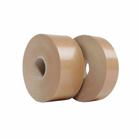 Papieren tape gegomd – 70mm X 200m – 60g/m3 – 36 stuks