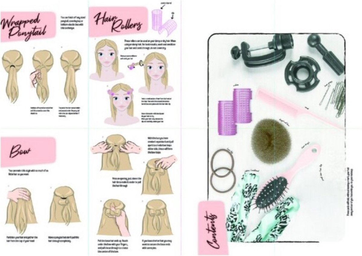 Xoxo Kinder Kaphoofd -  Oefenhoofd met Accessoires - 10-delig