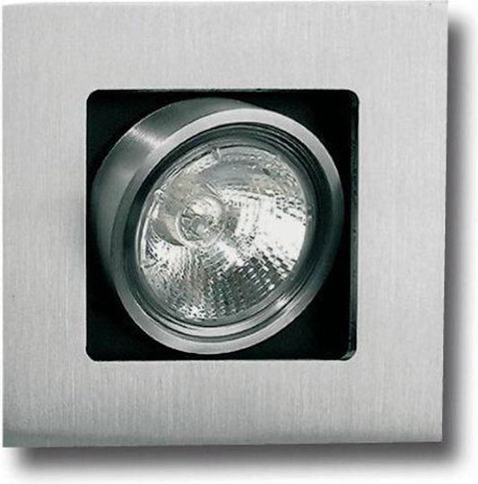 Inbouwspot Aluminium vierkant verstelbaar