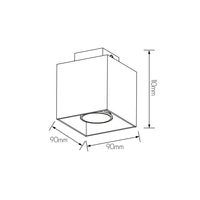 Fantasia Kubo Brons 1X 5W Led Gu10 Dimbaar Incl.