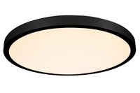 Ronde plafondlamp zwart LED 30W 2700K
