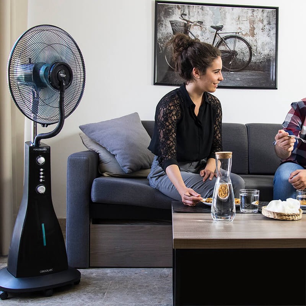 Ventilator met Verstuiver Cecotec EnergySilence 590 FreshEssence