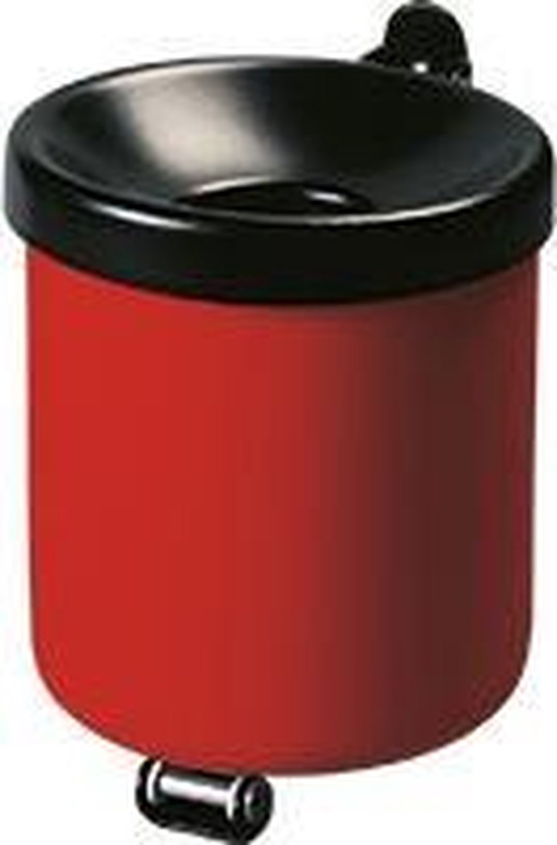 Veiligheidswandasbak, plaatstaal, hoogte 160 mm