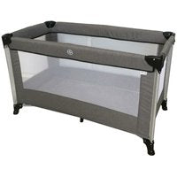 Ding Stripe Grey Melange Campingbed DI-271803