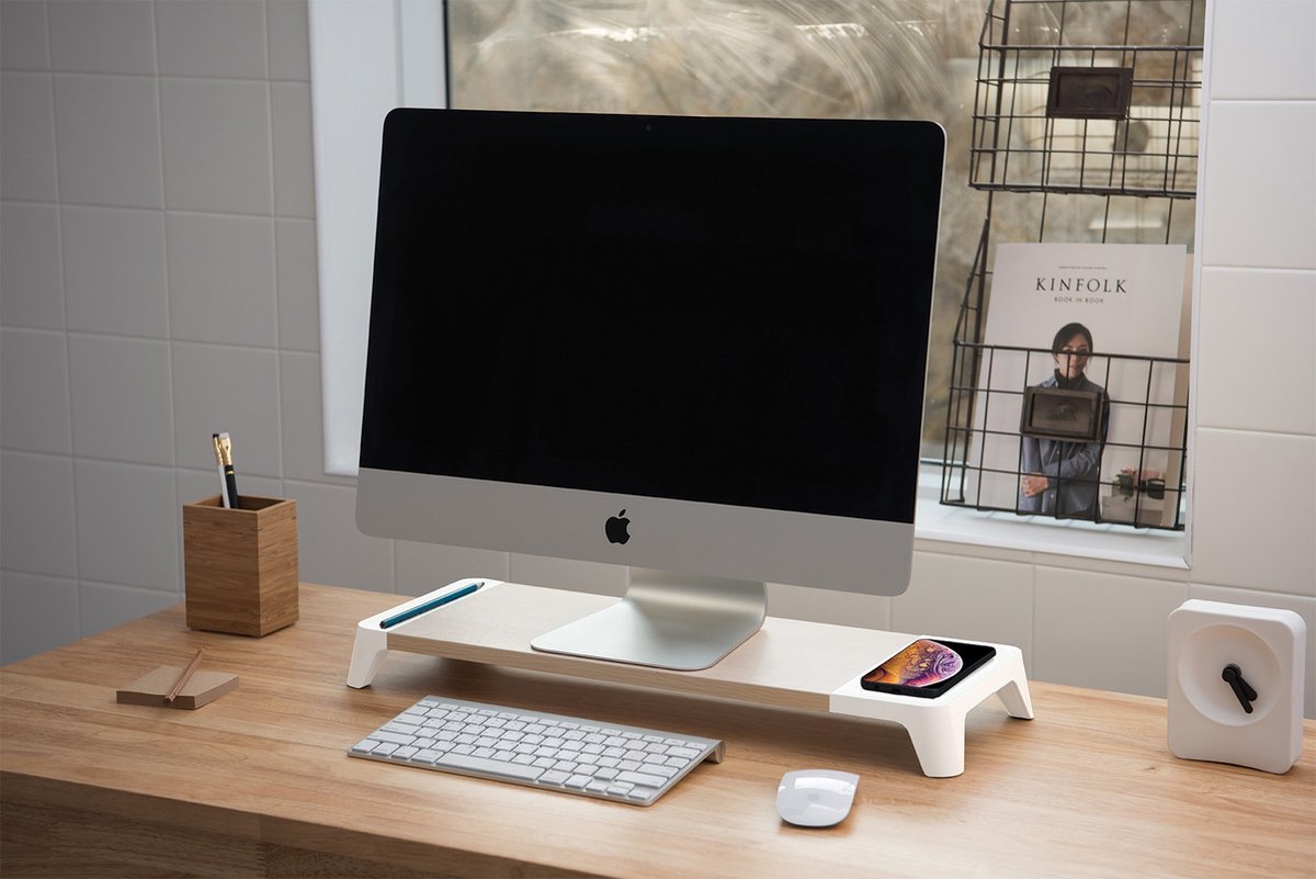 XtremeMac XWH-WST-03 notebookstandaard Notebook stand Wit, Houten