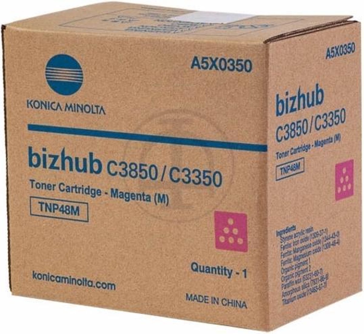 Konica Minolta - A5X0350 - TNP48M - Toner magenta