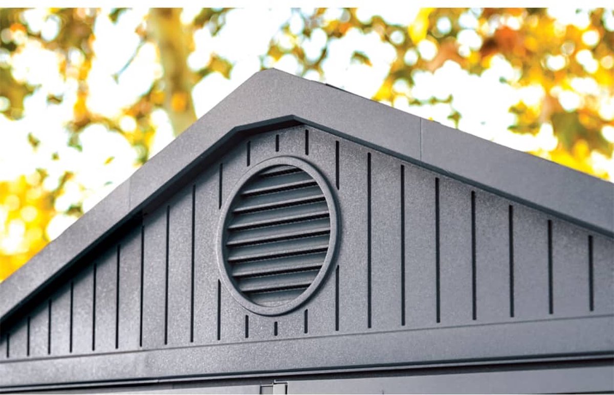 Keter Darwin 66 Tuinhuis - 190x183x221 cm - Grijs