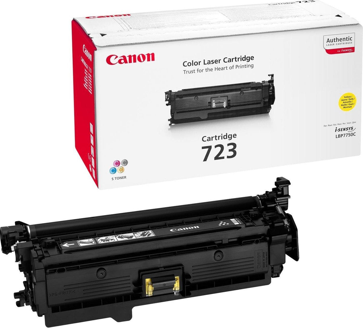 Canon 723 Tonercartridge - Geel