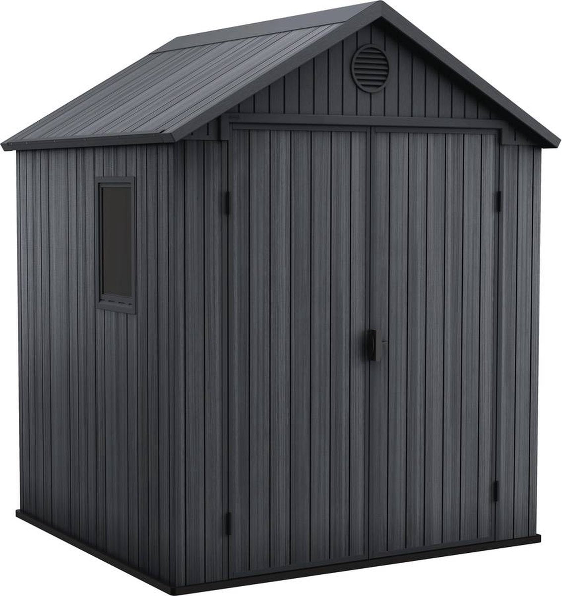 Keter Darwin 66 Tuinhuis - 190x183x221 cm - Grijs