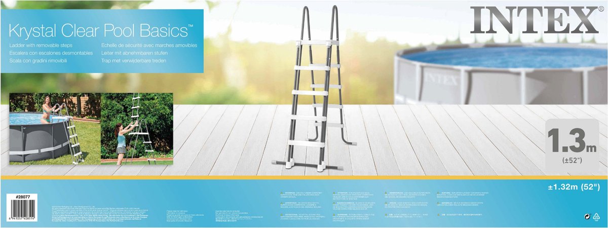 Intex Pool Ladder - 132 cm wandhoogte