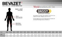 DASSY® Bari Werkshort - maat 46 - CEMENTGRIJS