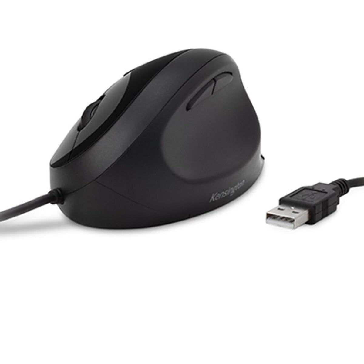 Kensington Pro Fit® Ergonomische Bedrade Muis - Met USB 3.0-Aansluiting, 4 DPI-Instellingen En 5 Knoppen -Zwart