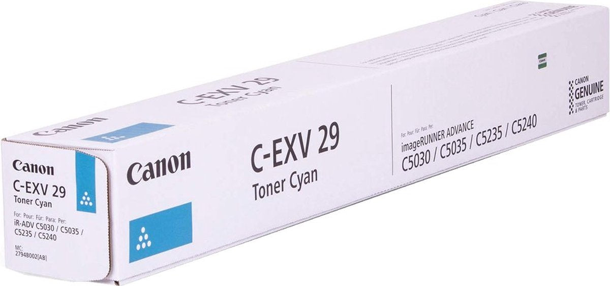 Canon CEXV29 Tonercartridge - Cyaan
