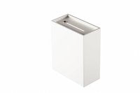 Wandlamp wit, up down G9 125mm hoog