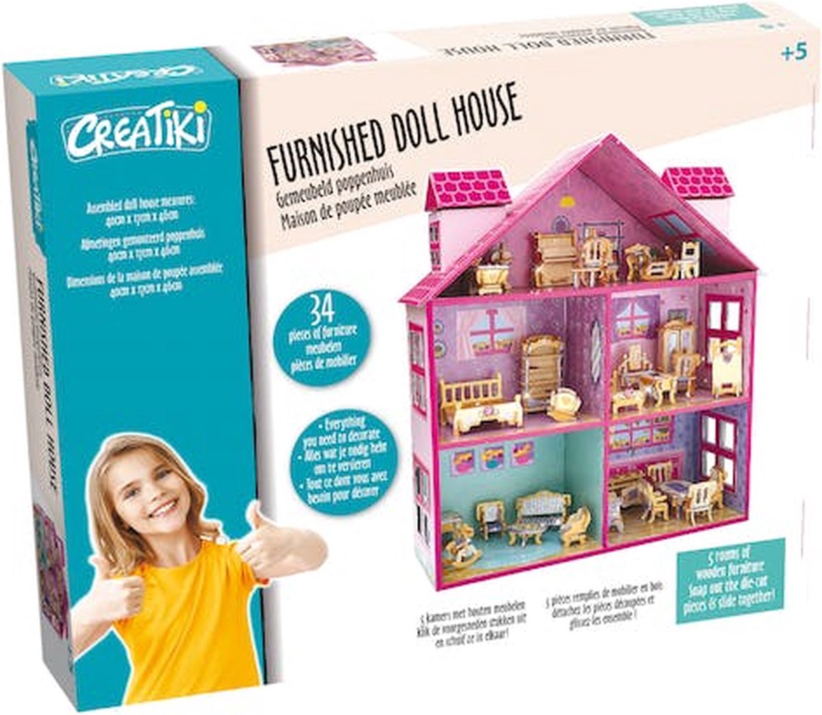 Creatiki Maak Je Eigen Gemeubelde Poppenhuis