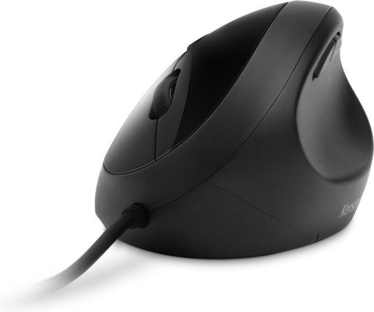 Kensington Pro Fit® Ergonomische Bedrade Muis - Met USB 3.0-Aansluiting, 4 DPI-Instellingen En 5 Knoppen -Zwart