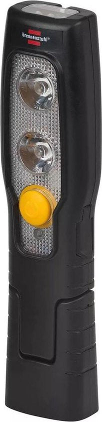 Handlamp met 2+3 led's en batterij BRENNENSTUHL