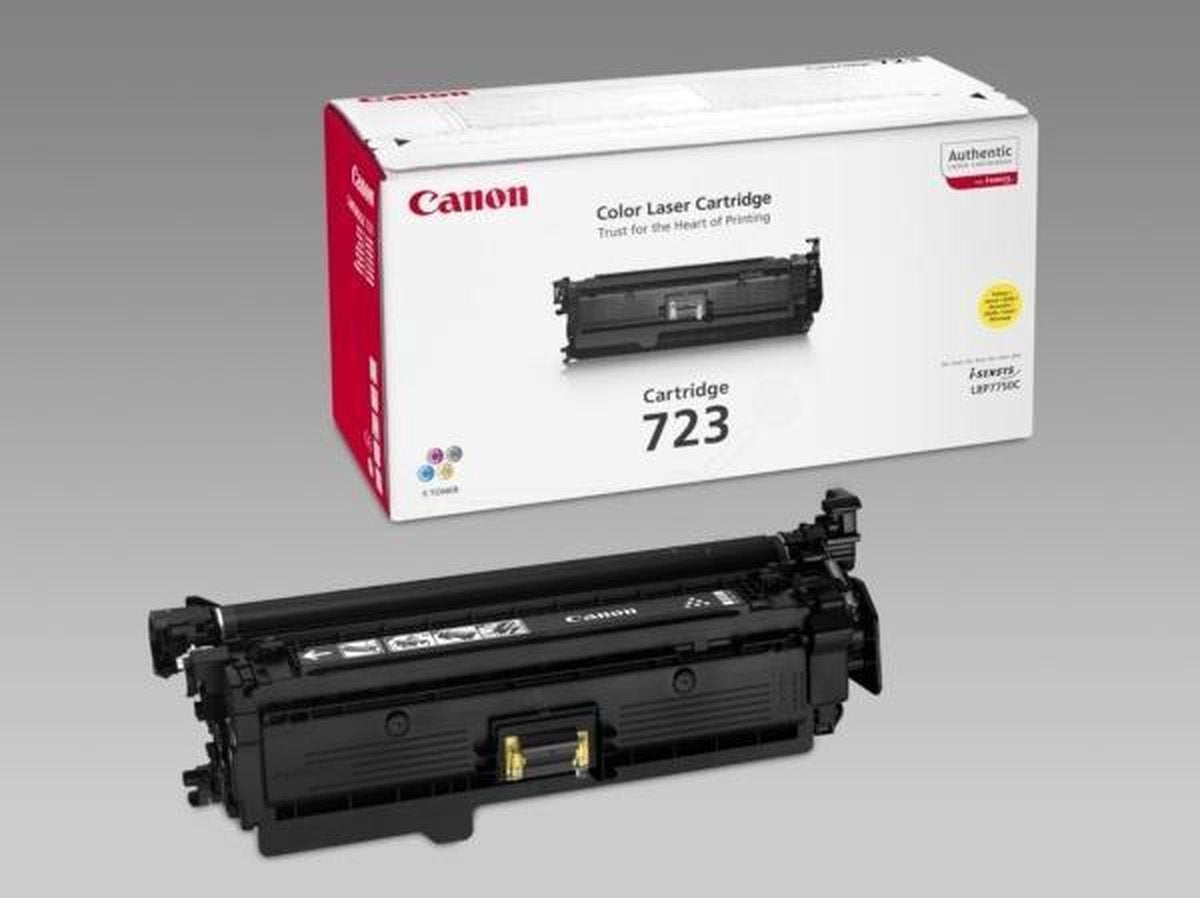 Canon 723 Tonercartridge - Geel